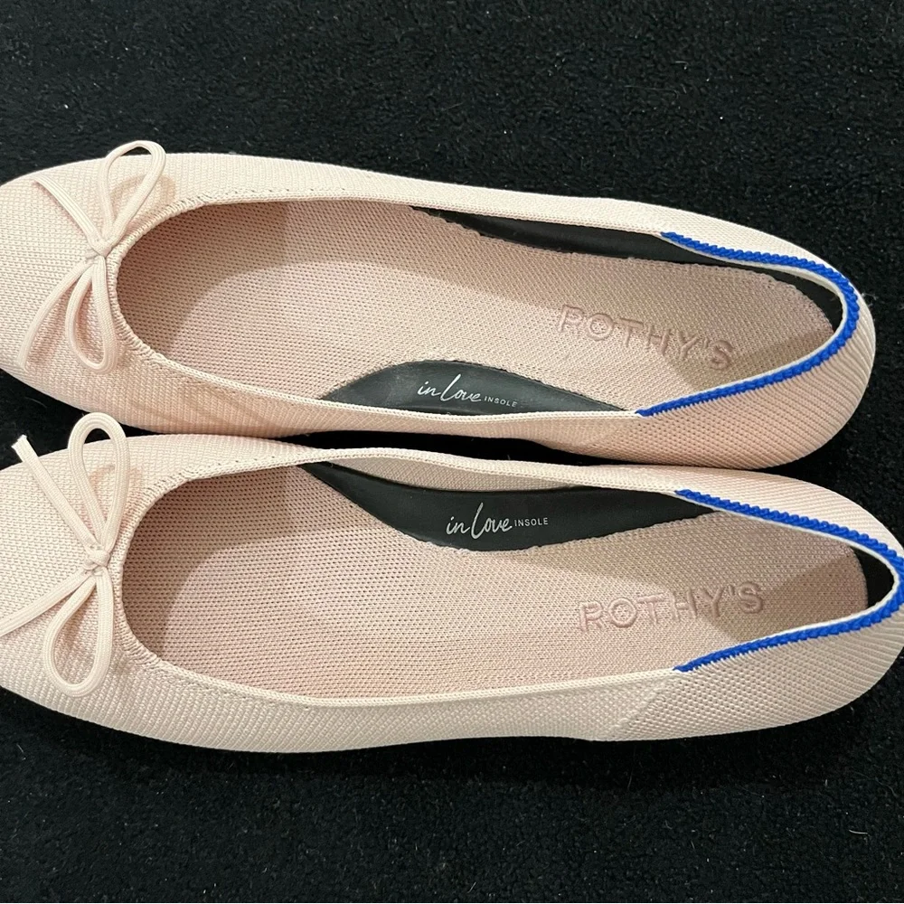Rothy's Women's Ballet Flats with Bow Detail - Picture 2 of 3